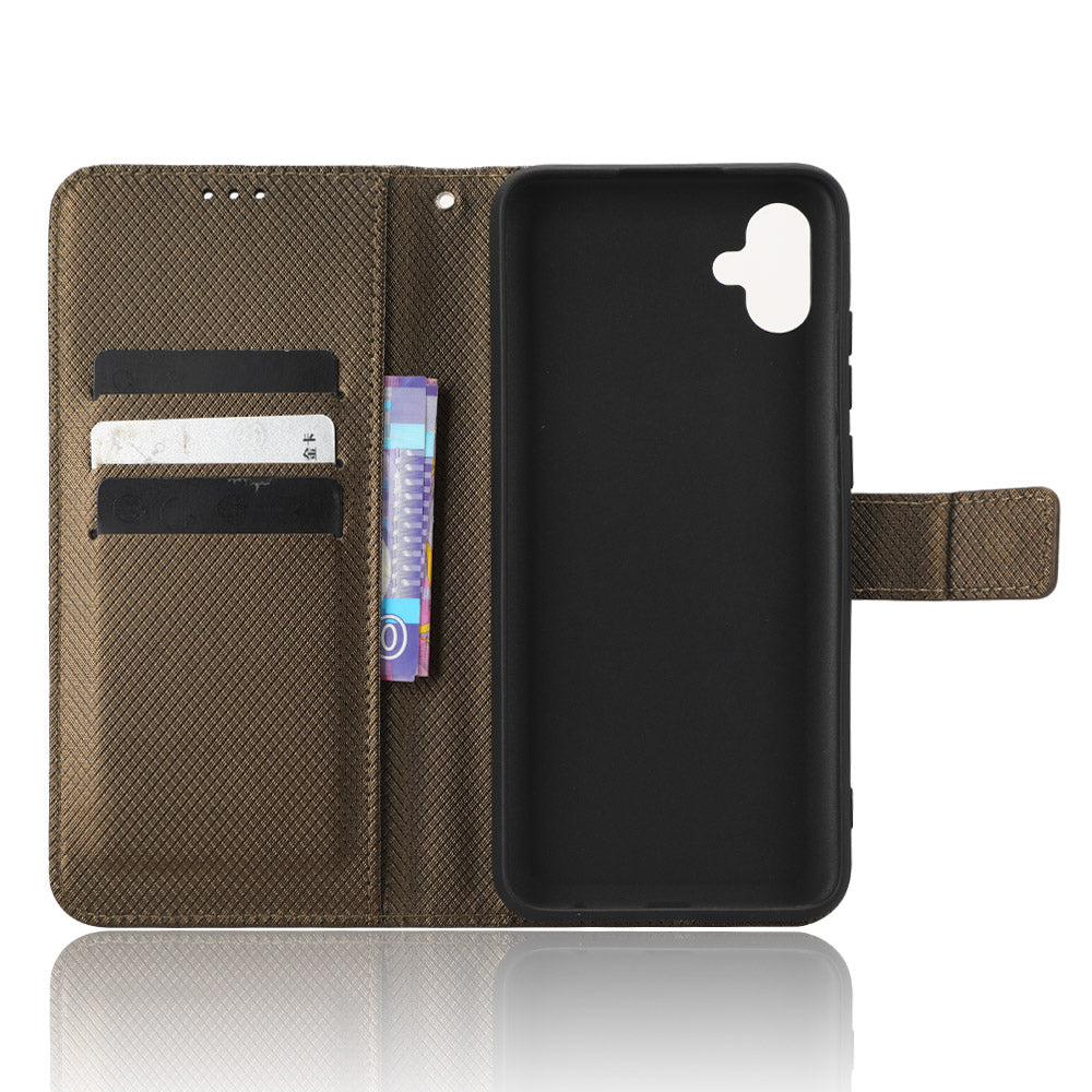 For Samsung Galaxy A04e 4G F04 4G M04 4G Magnetic Clasp Protective Phone Cover Diamond Texture PU Leather Foldable Stand Flip Wallet Phone Case For Samsung Galaxy A04e 4G F04 4G M04 4G Magnetic Clasp Protective Phone Cover Diamond Texture PU Leather Foldable Stand Flip Wallet Phone Case